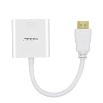 1080p HDMI to VGA Cable Video Converter Adapter for Laptop PC DVD HDTV PS4 White - Adapter - ISOUL	 - 5